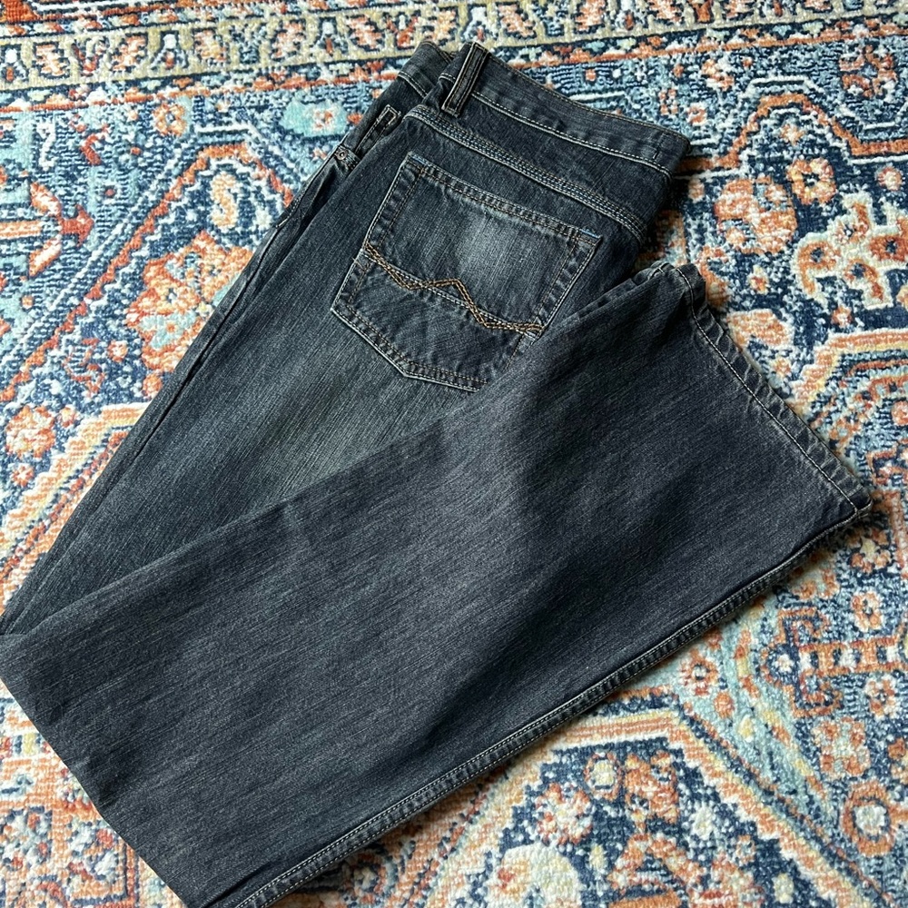 Mens Wrangler Relaxed Boot Jeans